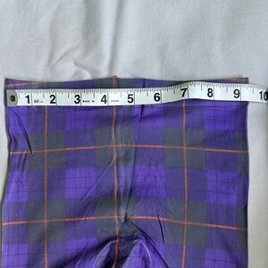 Zephyrs Australia Purple & Gray Plaid Opaque Tights (8–10 Years)